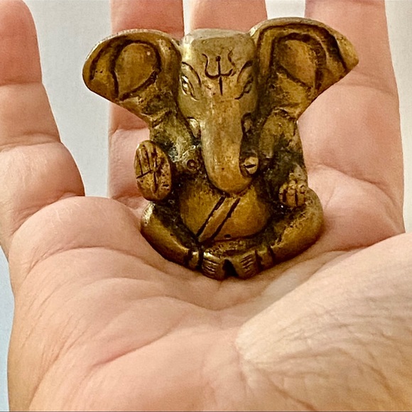 Rare Find Vintage Brass Ganesha - Picture 2 of 6